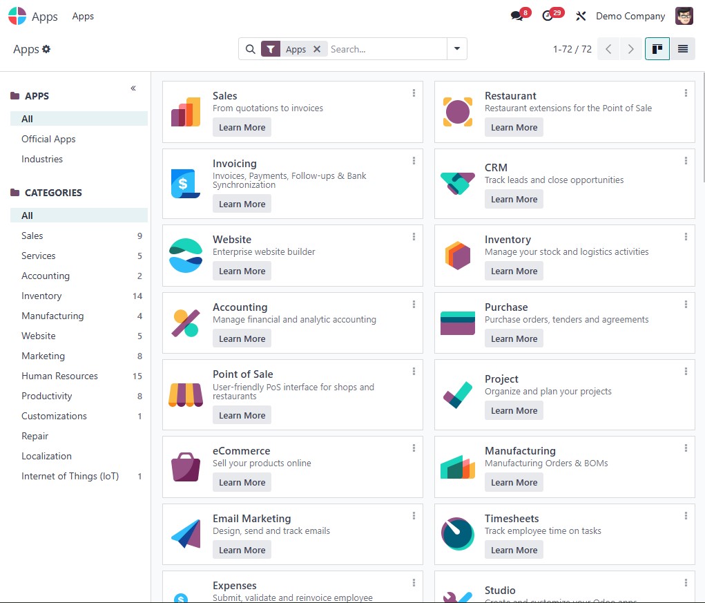 Pourquoi Odoo est le choix idéal ?